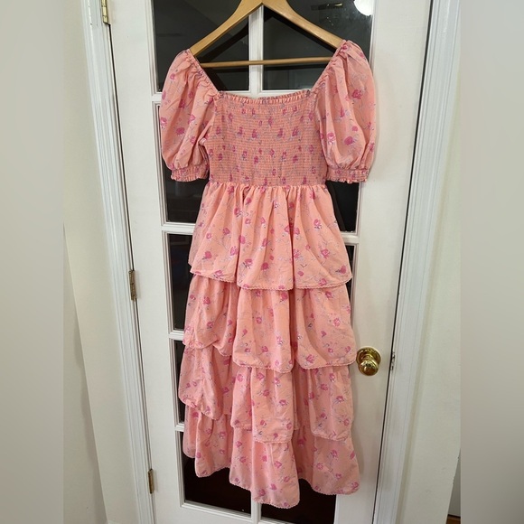 LoveShackFancy x Target Simone Smocked tiered dress - Size XS - Picture 7 of 11
